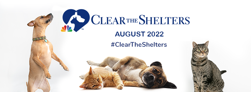 2022 Clear the Shelter Banner