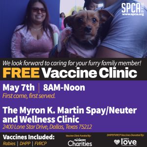 May 7th Free Vaccine Clinic