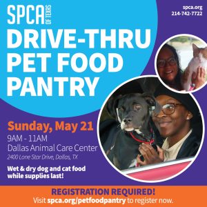 May Drive Thru Pet Food Pantry 5.21.23