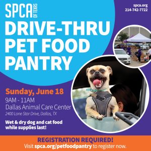 June Drive Thru Pet Pantry 6/18/23