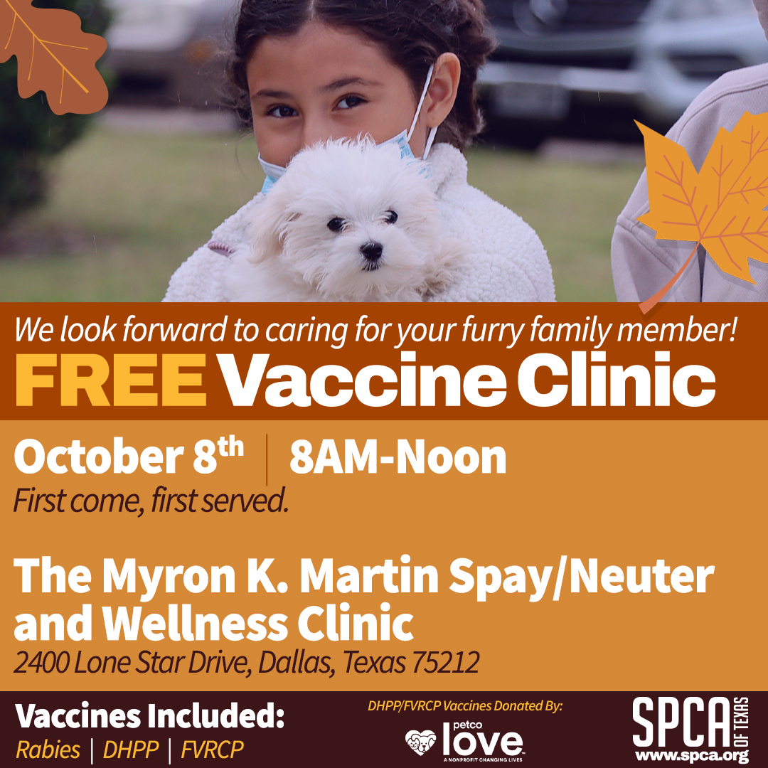 Free Vaccine Clinic - October 8th