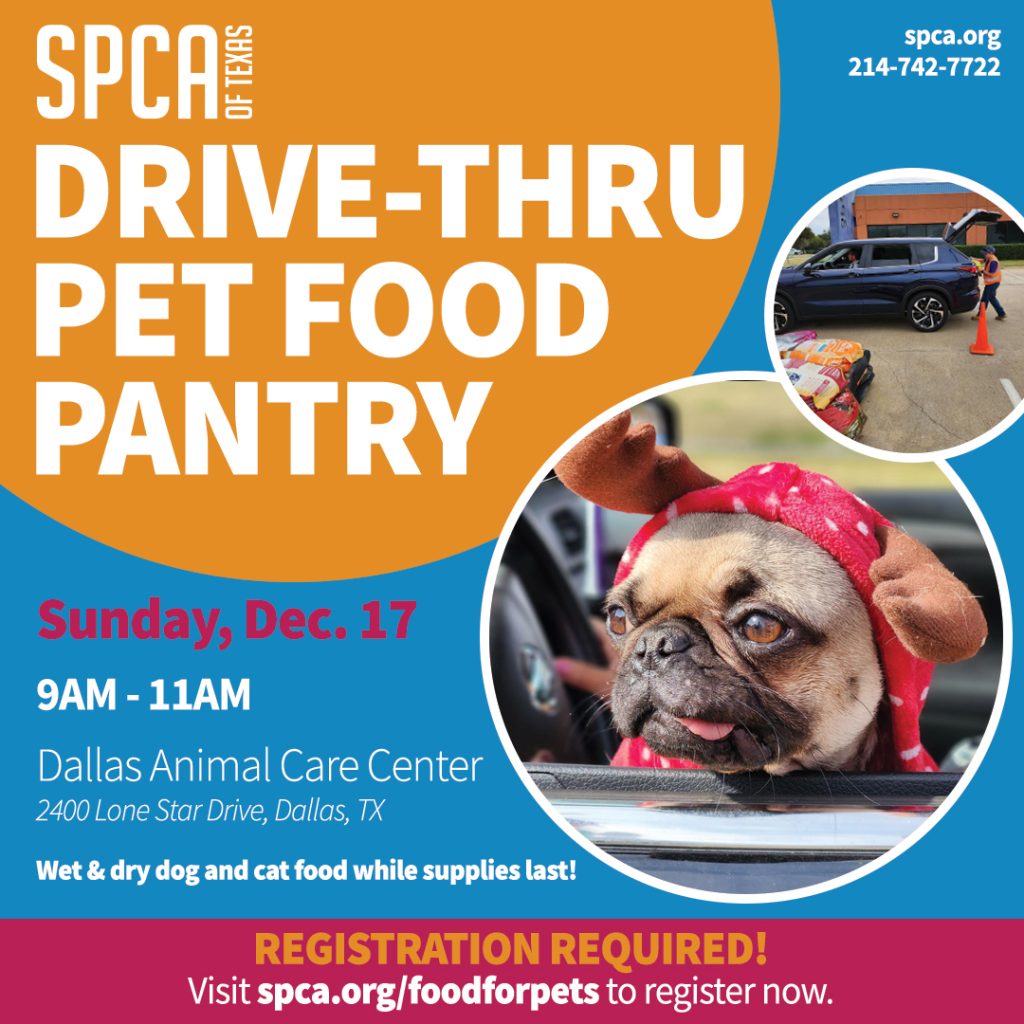 SPCA of Texas Drive Thru Pet Pantry SPCA of Texas