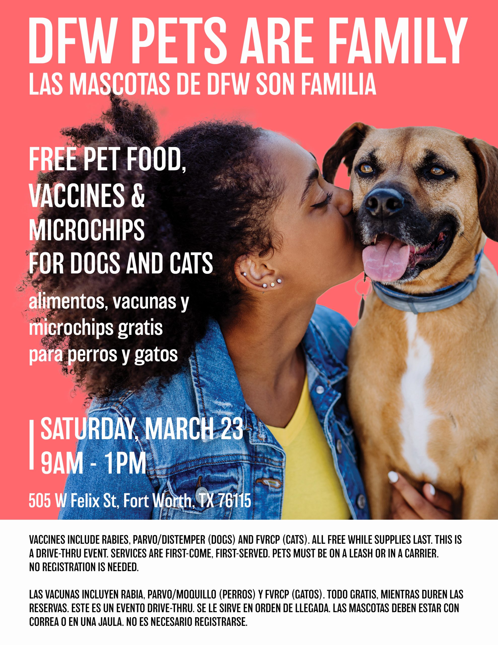DFW Pets Are Family March 2024 Event