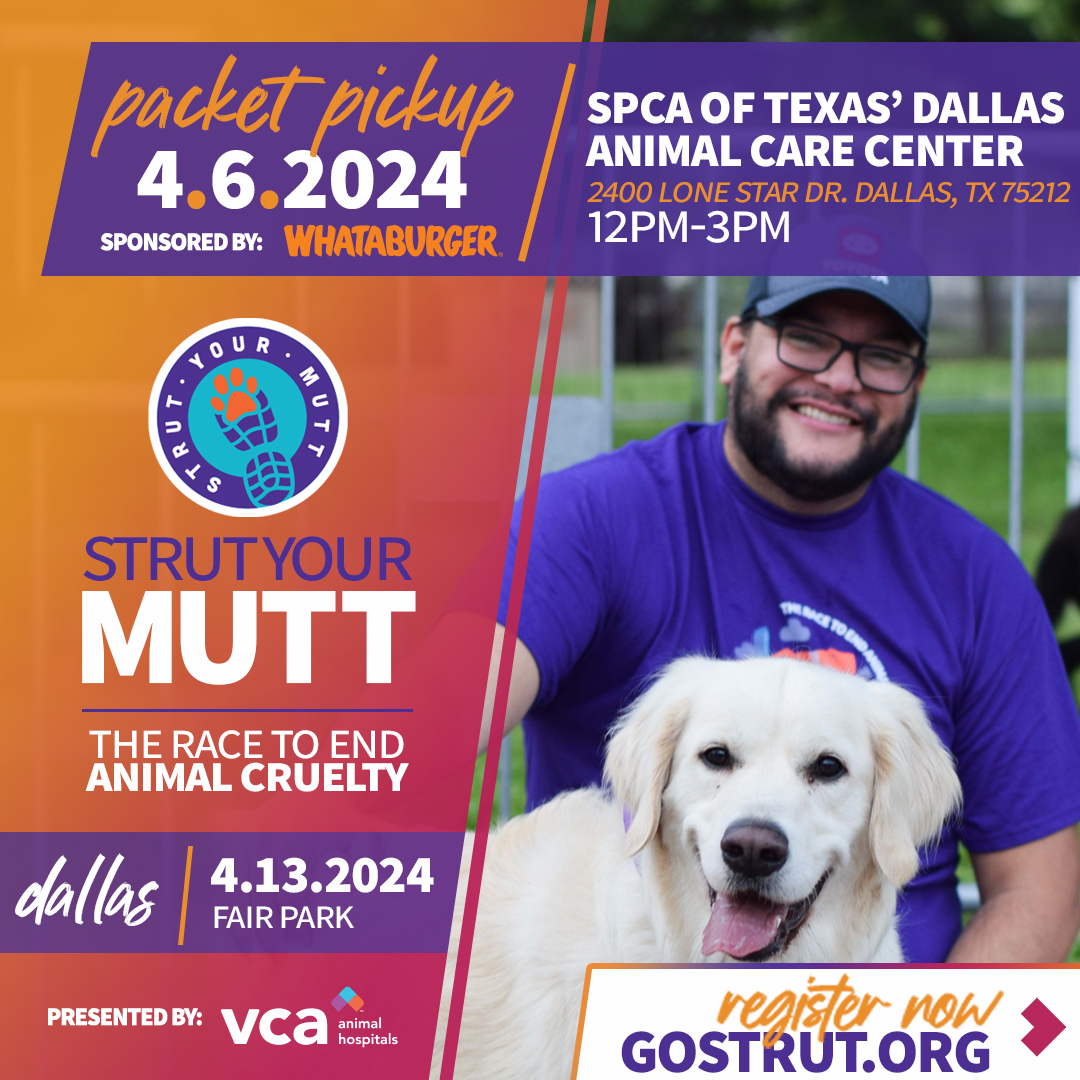 Strut Your Mutt Packet Pickup April 6, 2024