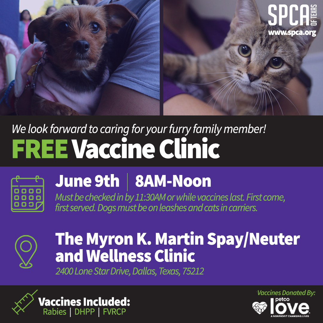 Free Vaccine Clinic June 9, 2024