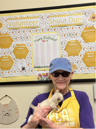 SPCA of Texas | May Volunteer of the Month Shines Brightly Behind the ...