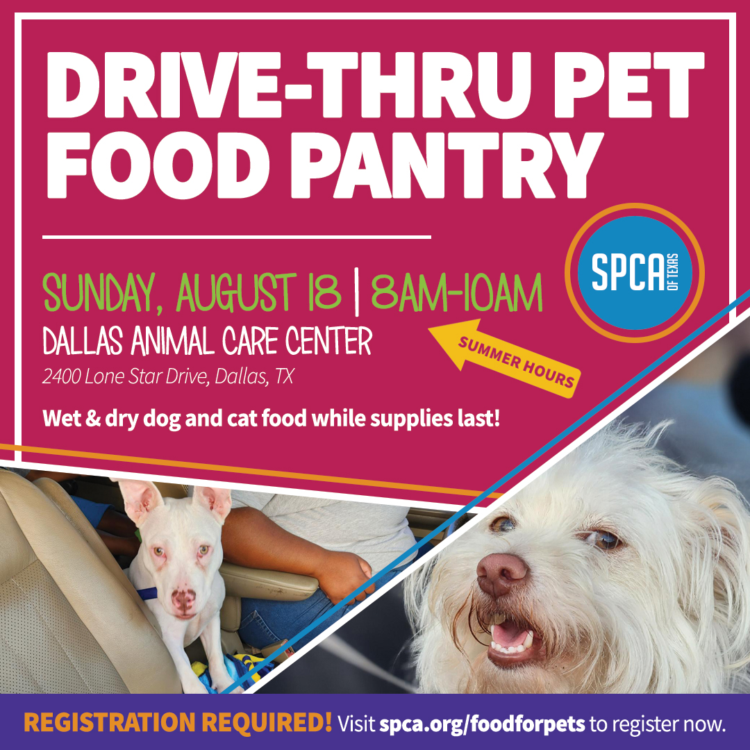 drive thru pet pantry august 2024